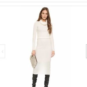 Alice and Olivia Hailee Ribbed Turtleneck Dress